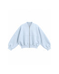 OVERSIZED ZIP-UP BOMBER JACKET