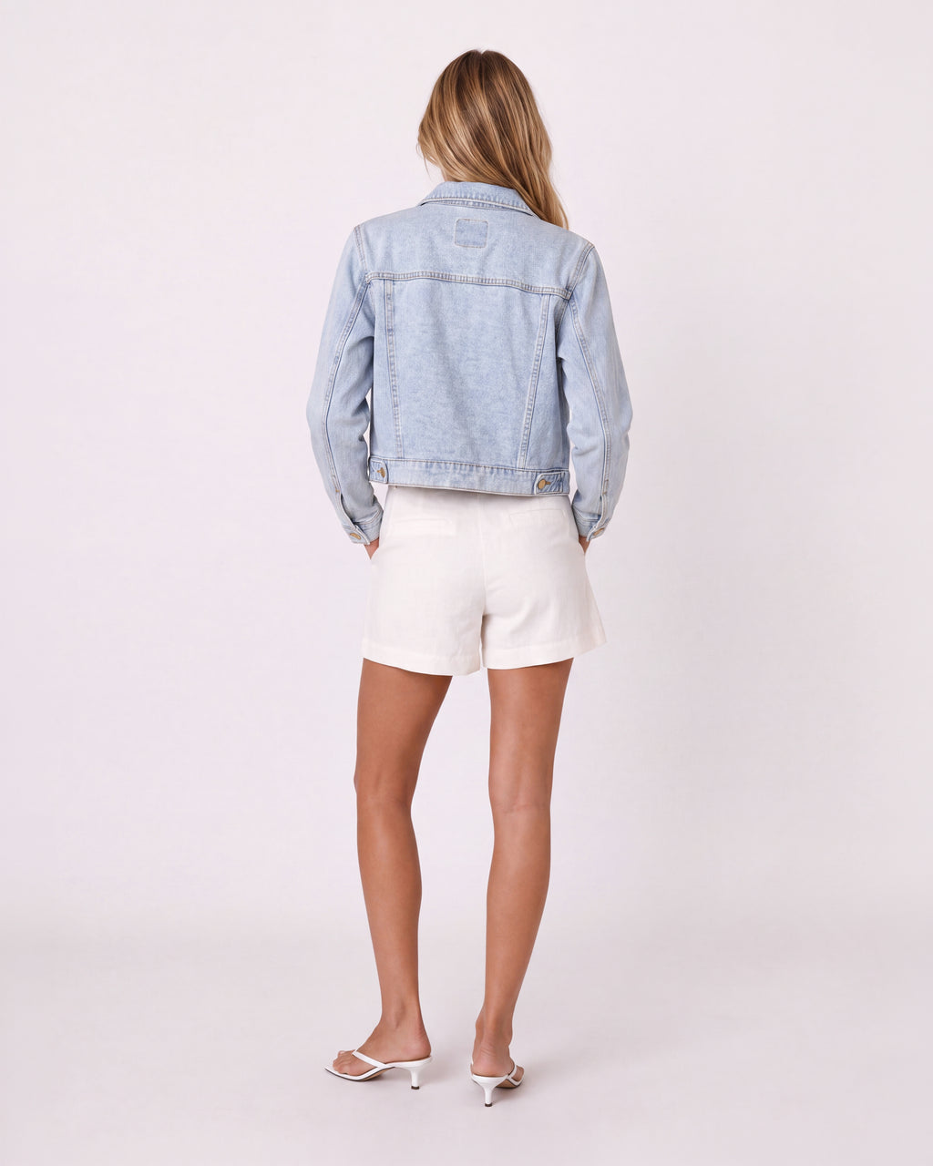 CROPPED CLASSIC DENIM JACKET