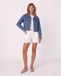 CROPPED CLASSIC DENIM JACKET