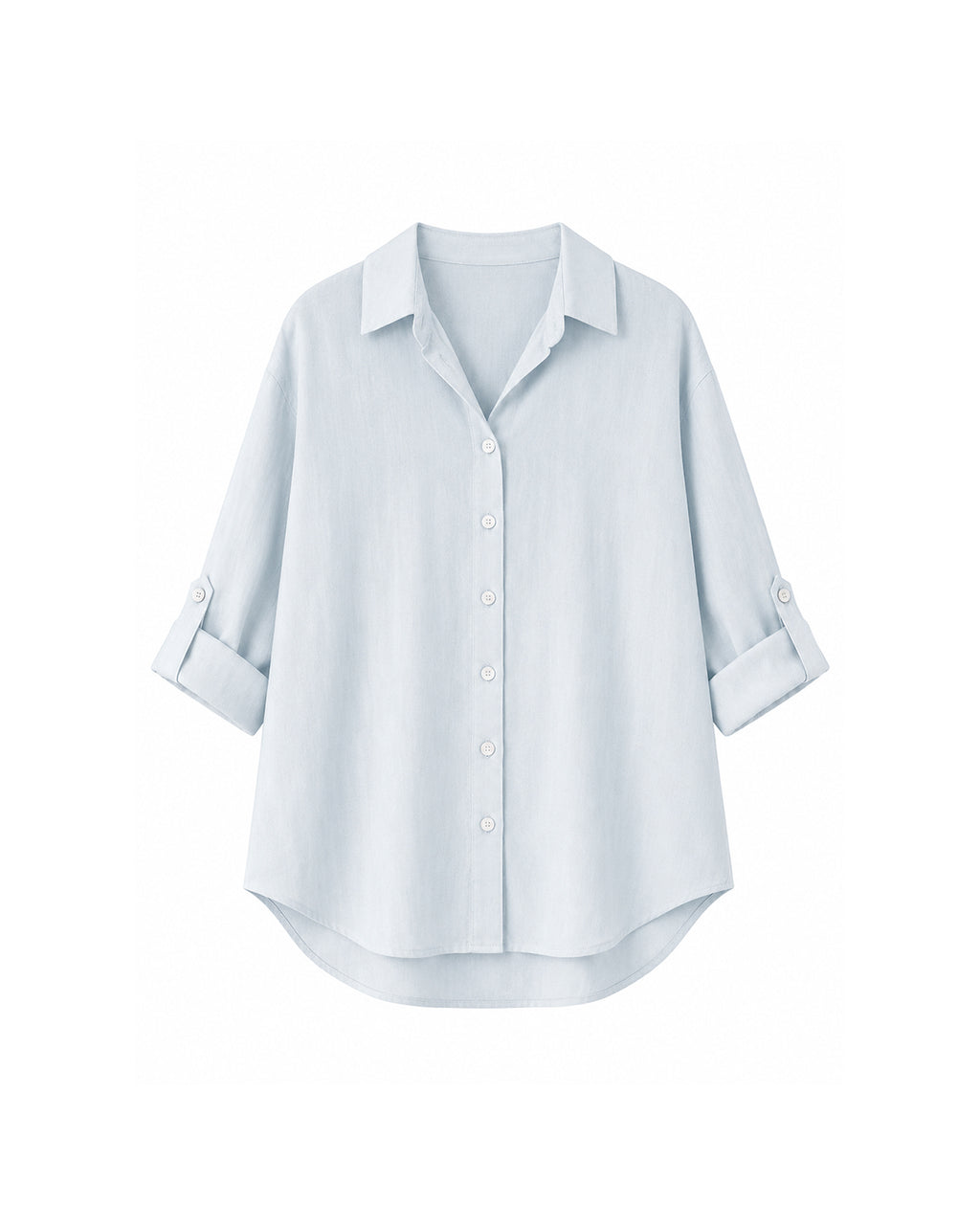 ROLL-UP SLEEVE BUTTON-DOWN SHIRT