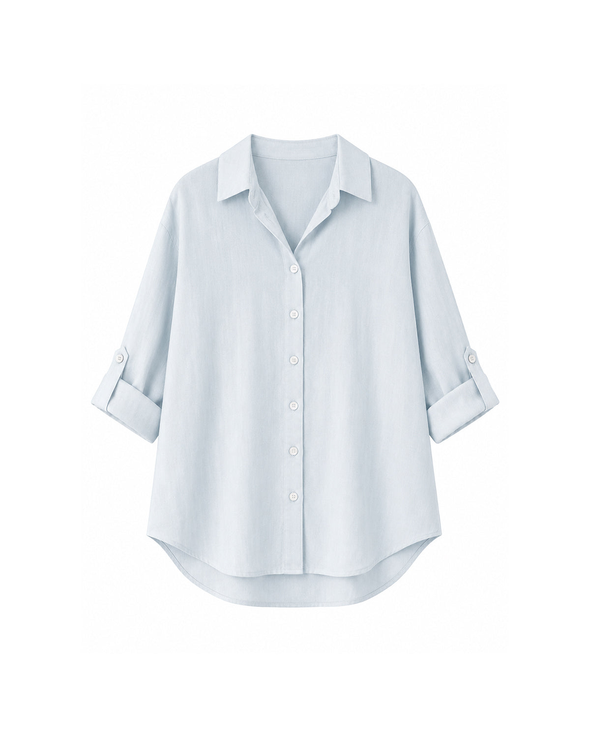 ROLL-UP SLEEVE BUTTON-DOWN SHIRT