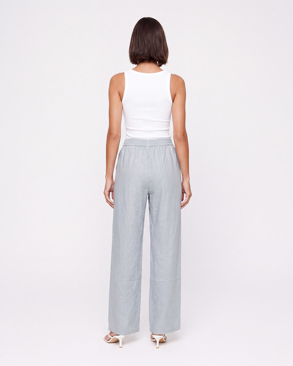 WIDE-LEG DRAWSTRING PANTS