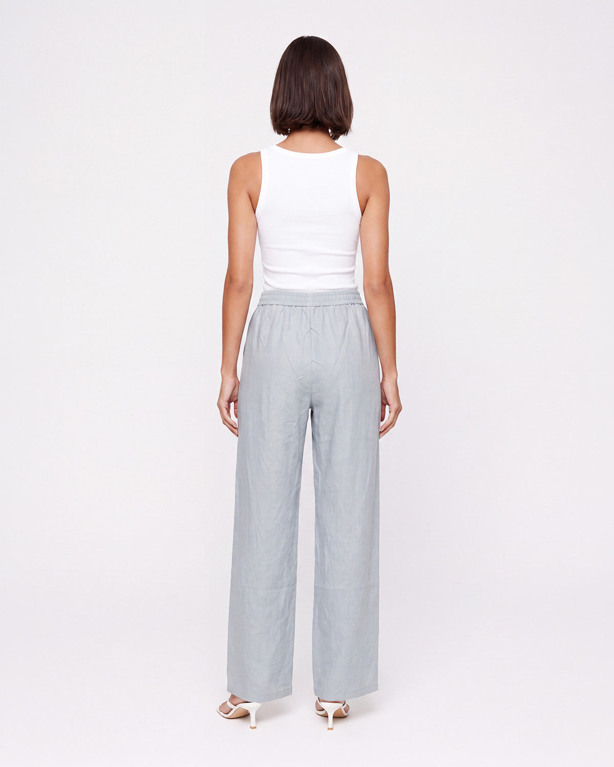 WIDE-LEG DRAWSTRING PANTS