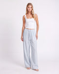 LINEN WIDE LEG PANTS