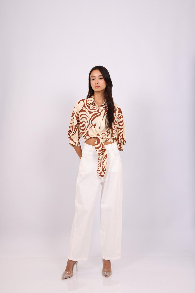 BOTANICAL TWIST SHIRT