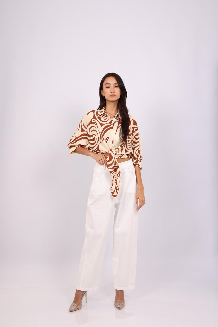 BOTANICAL TWIST SHIRT