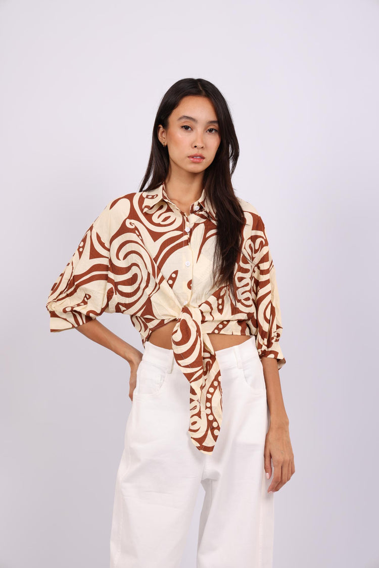 BOTANICAL TWIST SHIRT