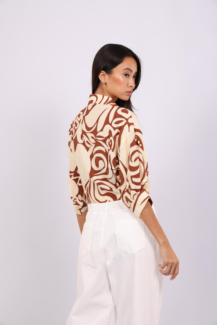 BOTANICAL TWIST SHIRT