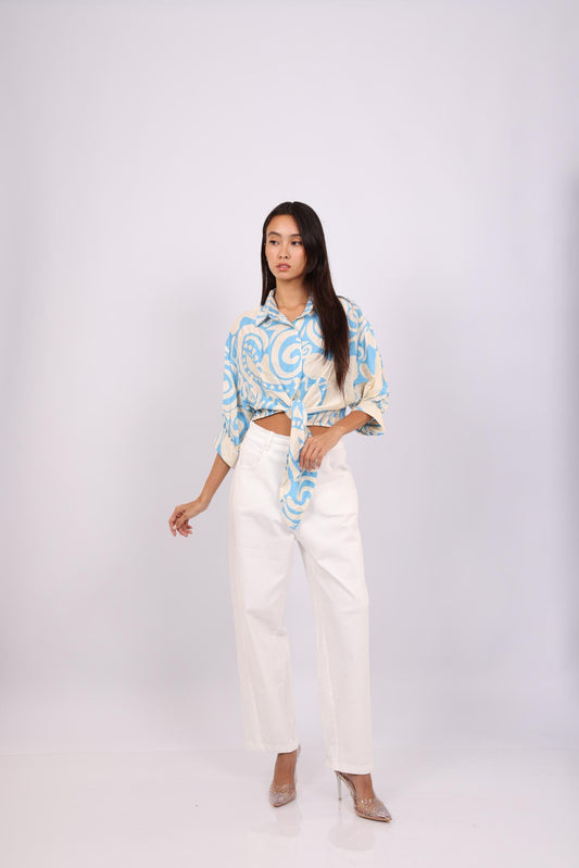 BOTANICAL TWIST SHIRT