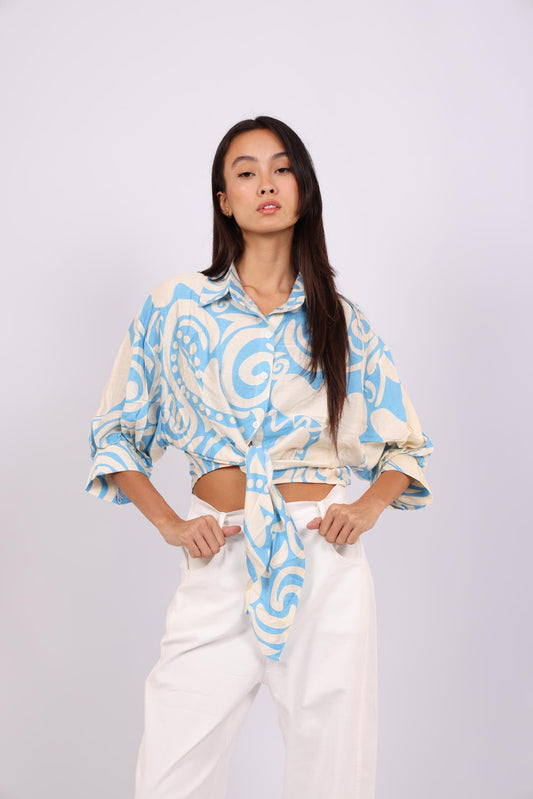 BOTANICAL TWIST SHIRT