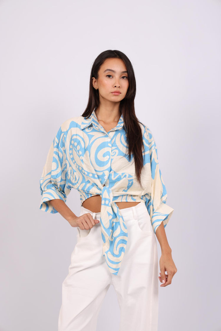 BOTANICAL TWIST SHIRT