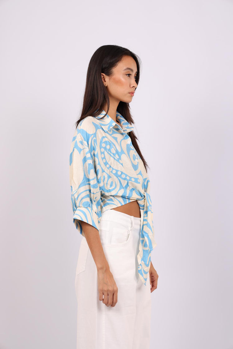 BOTANICAL TWIST SHIRT