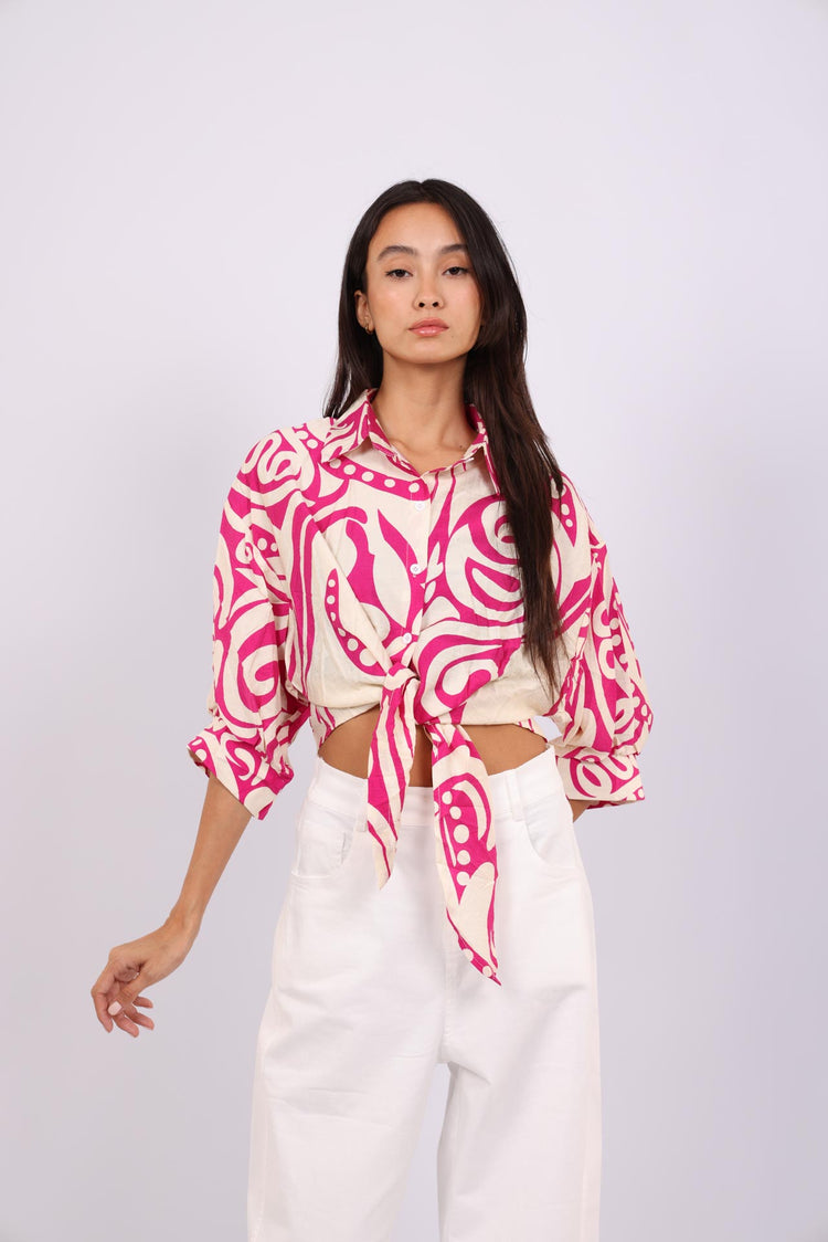 BOTANICAL TWIST SHIRT