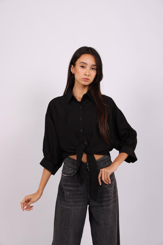 TIE FRONT BREEZE SHIRT
