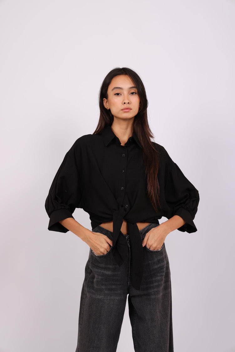TIE FRONT BREEZE SHIRT