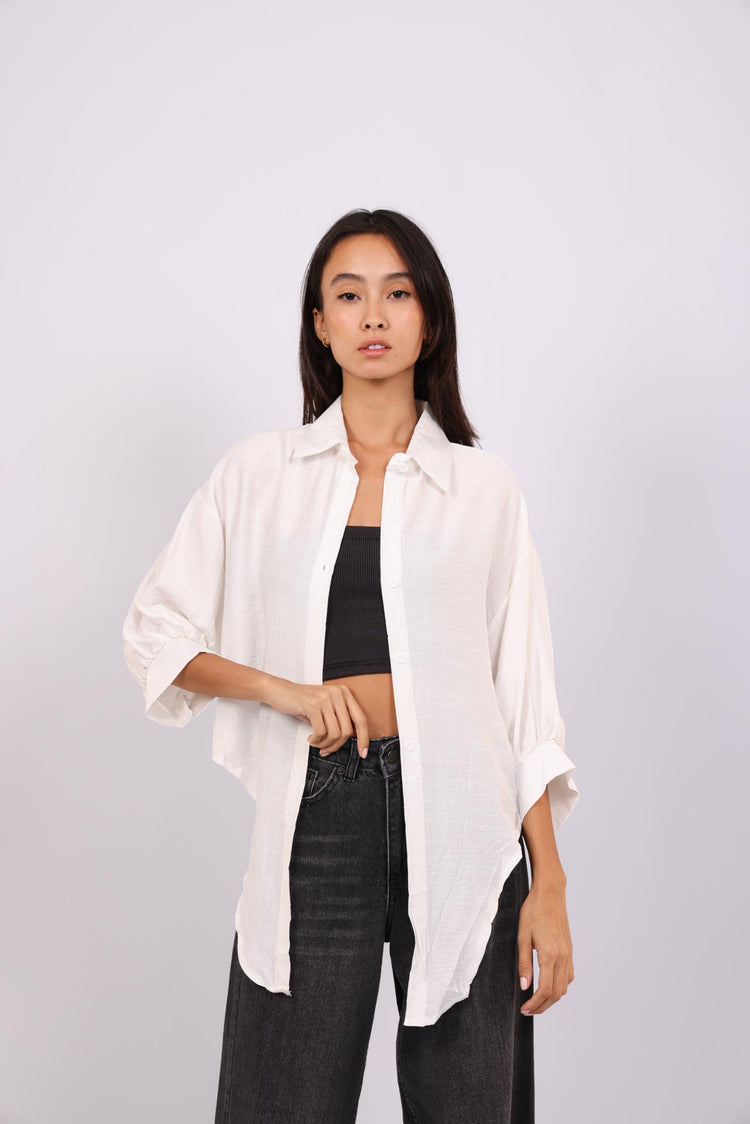TIE FRONT BREEZE SHIRT