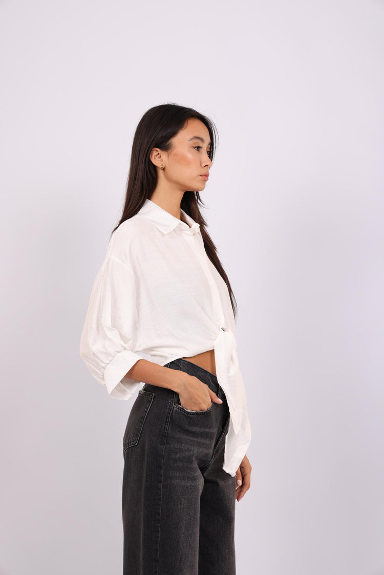 TIE FRONT BREEZE SHIRT