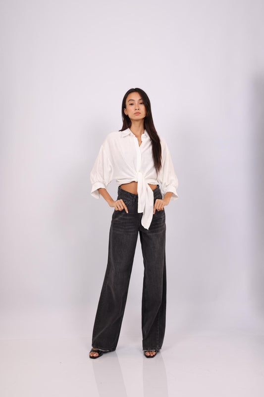 TIE FRONT BREEZE SHIRT
