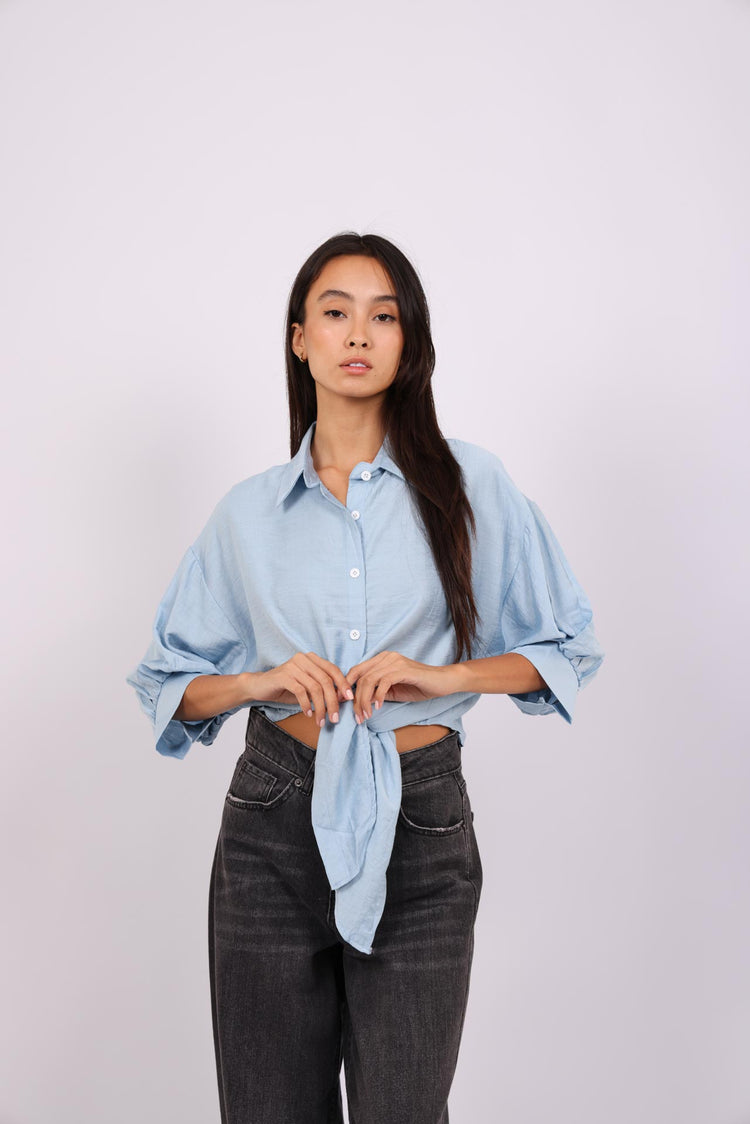 TIE FRONT BREEZE SHIRT