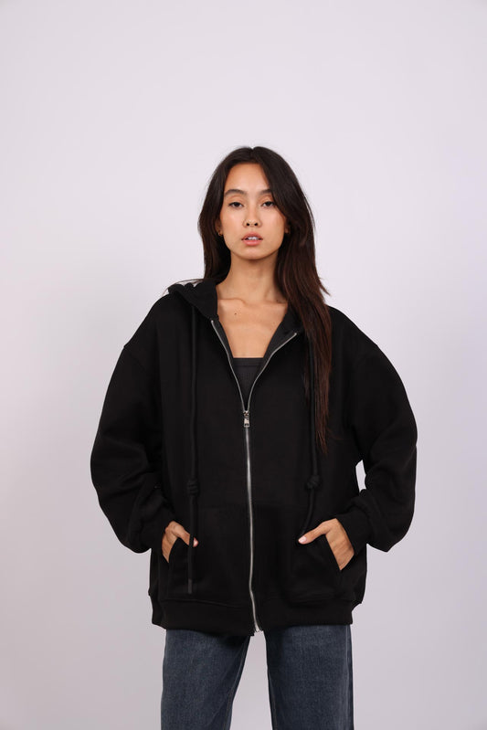 OVERSIZED ZIP HOODIE
