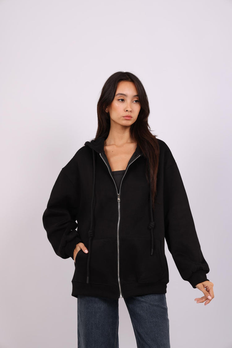 OVERSIZED ZIP HOODIE