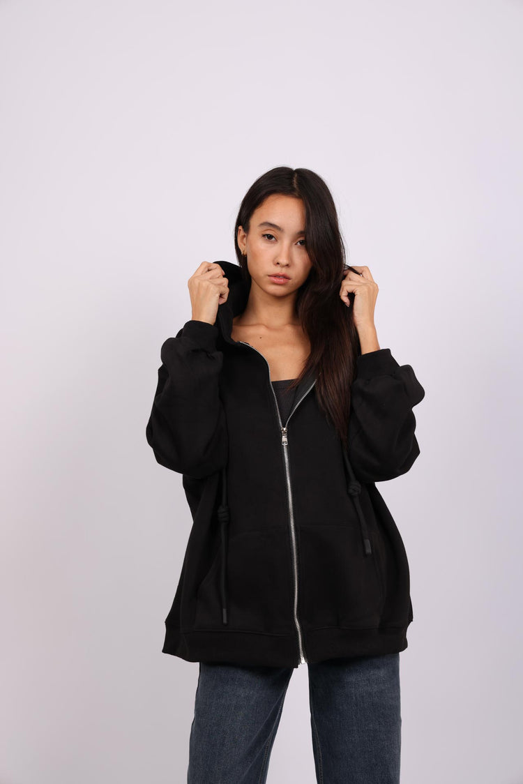 OVERSIZED ZIP HOODIE