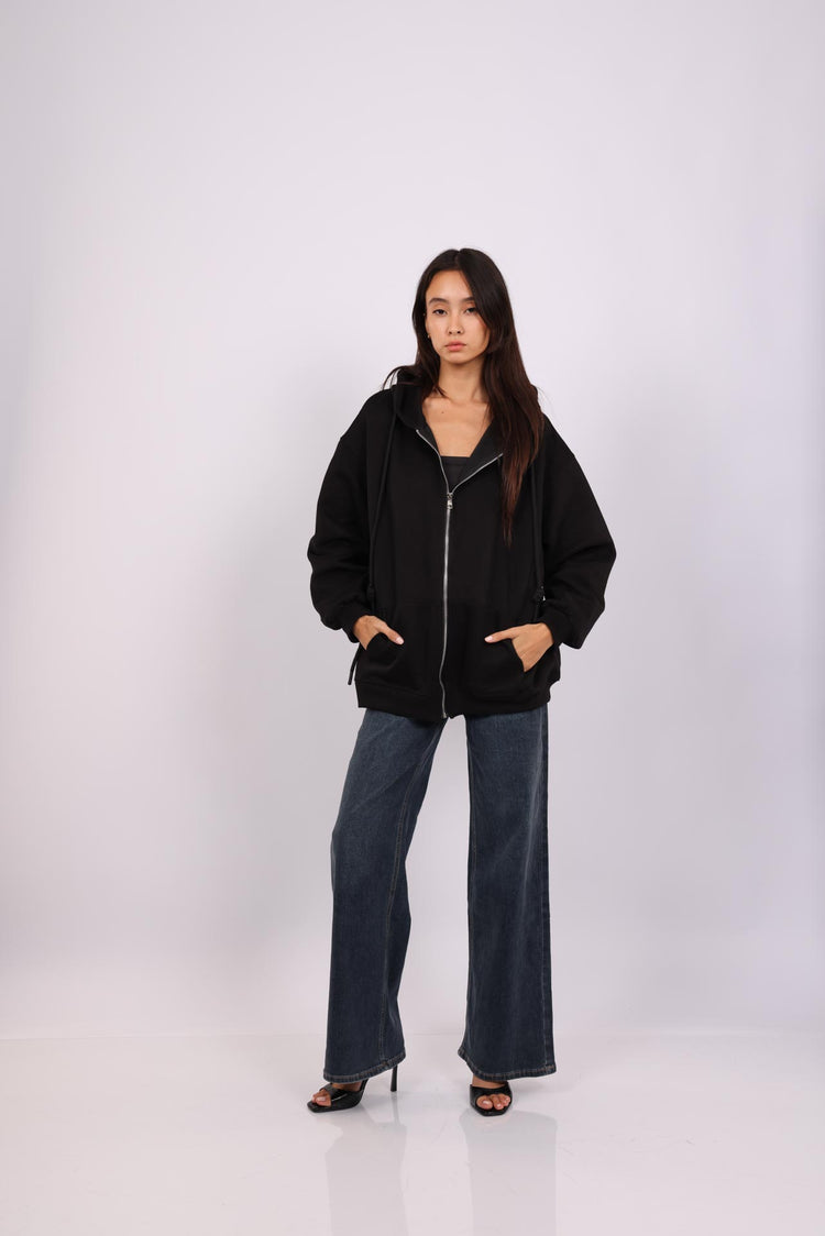 OVERSIZED ZIP HOODIE