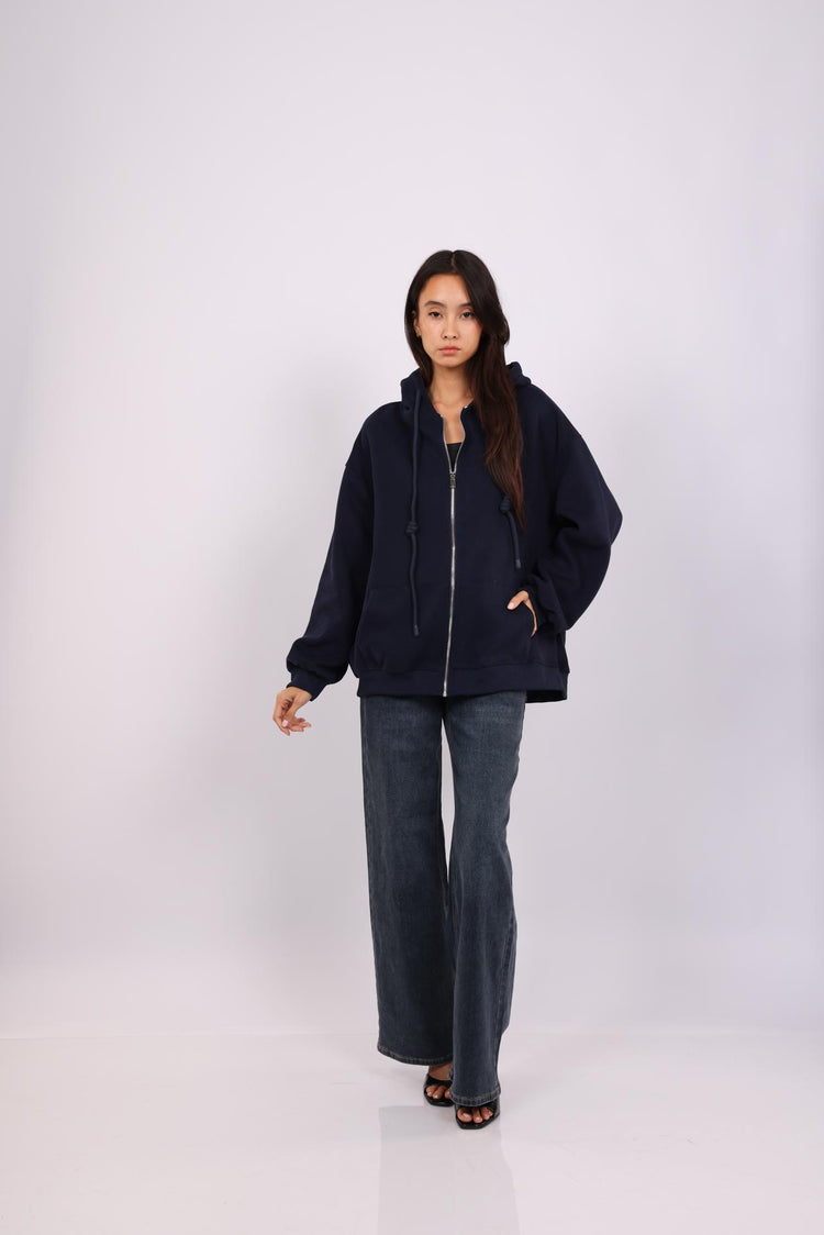 OVERSIZED ZIP HOODIE
