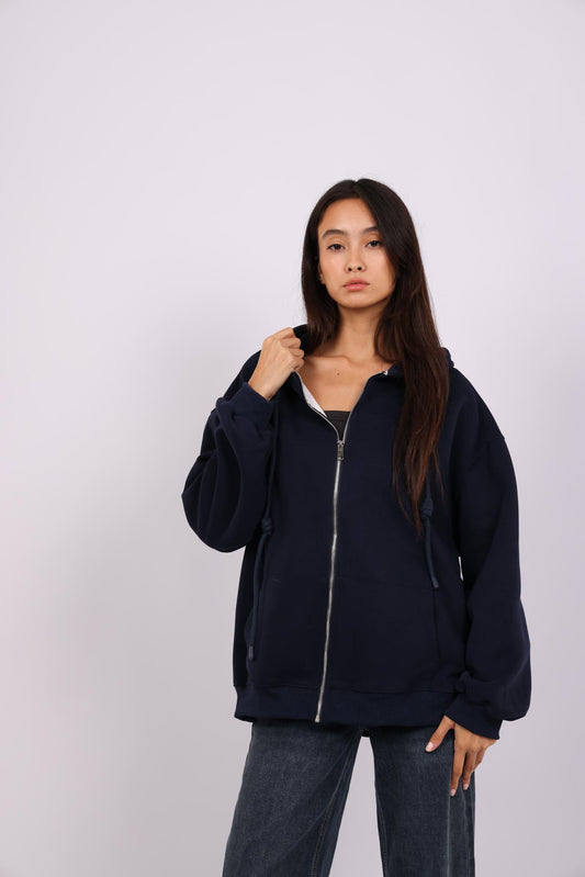 OVERSIZED ZIP HOODIE
