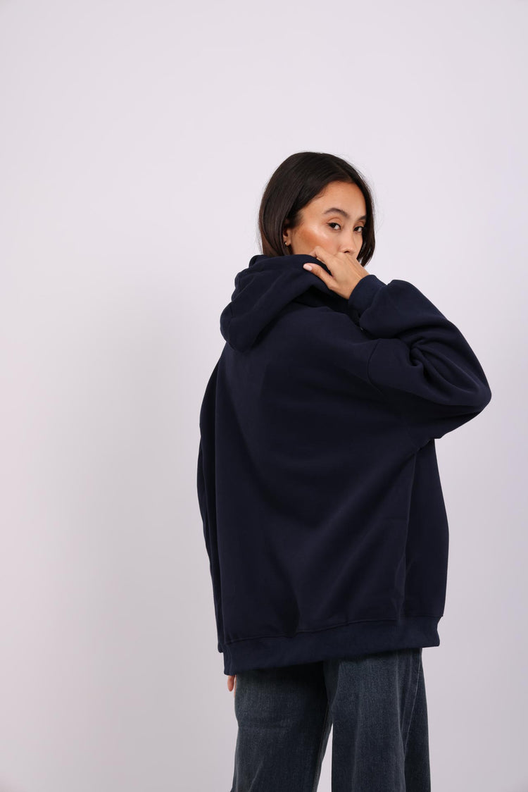 OVERSIZED ZIP HOODIE