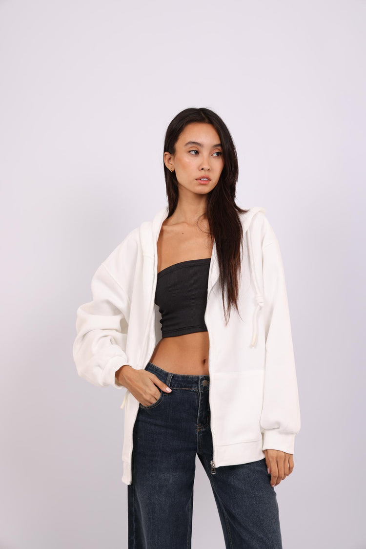 OVERSIZED ZIP HOODIE