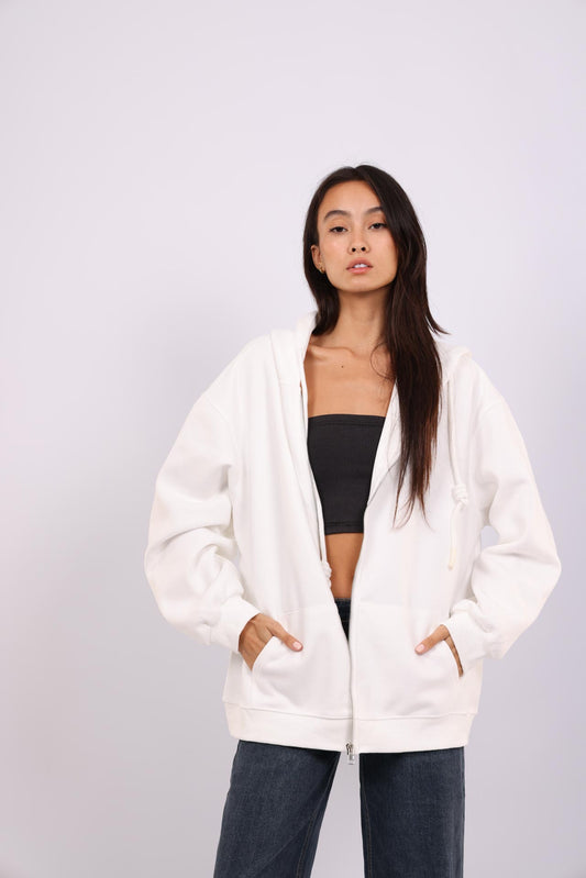 OVERSIZED ZIP HOODIE