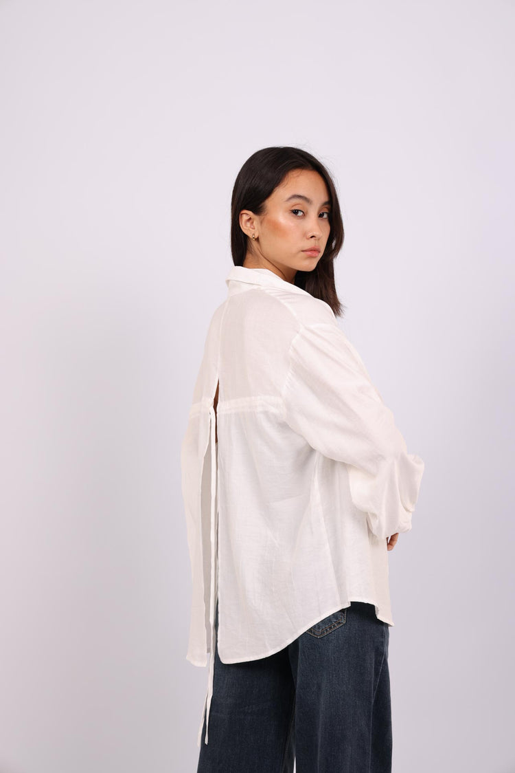 BACK TIE SHIRT
