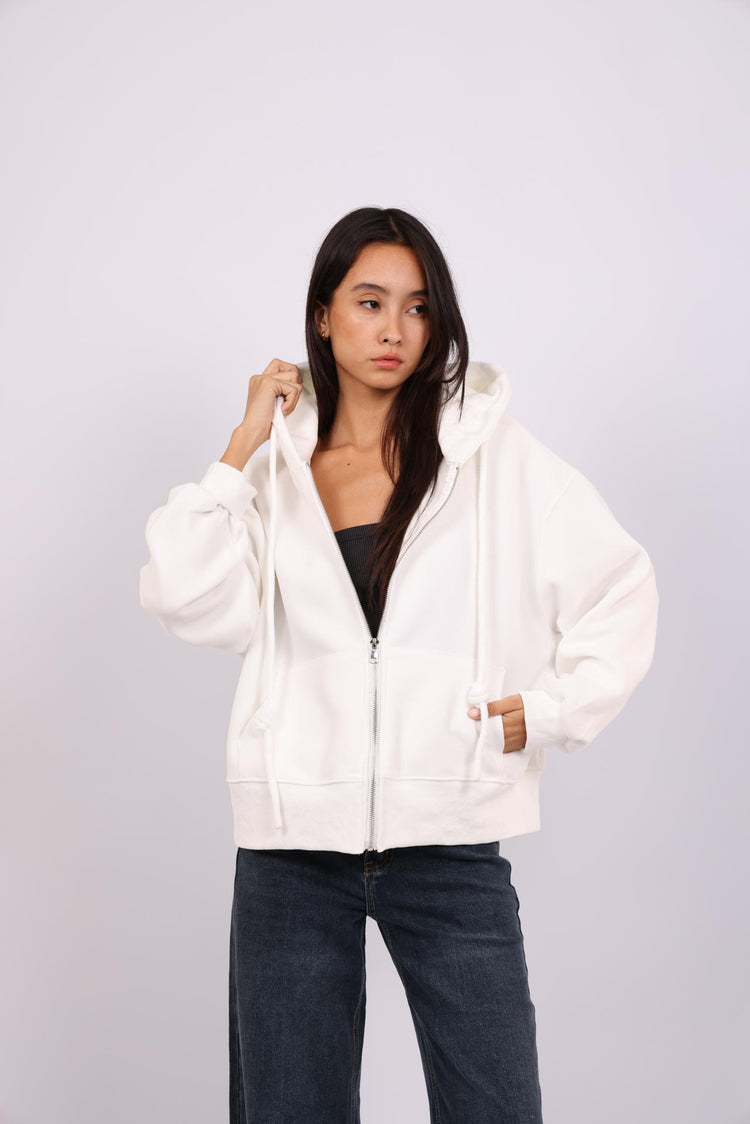 OVERSIZED ZIP HOODIE