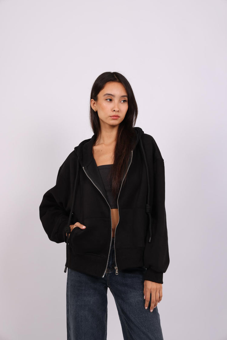 OVERSIZED ZIP HOODIE