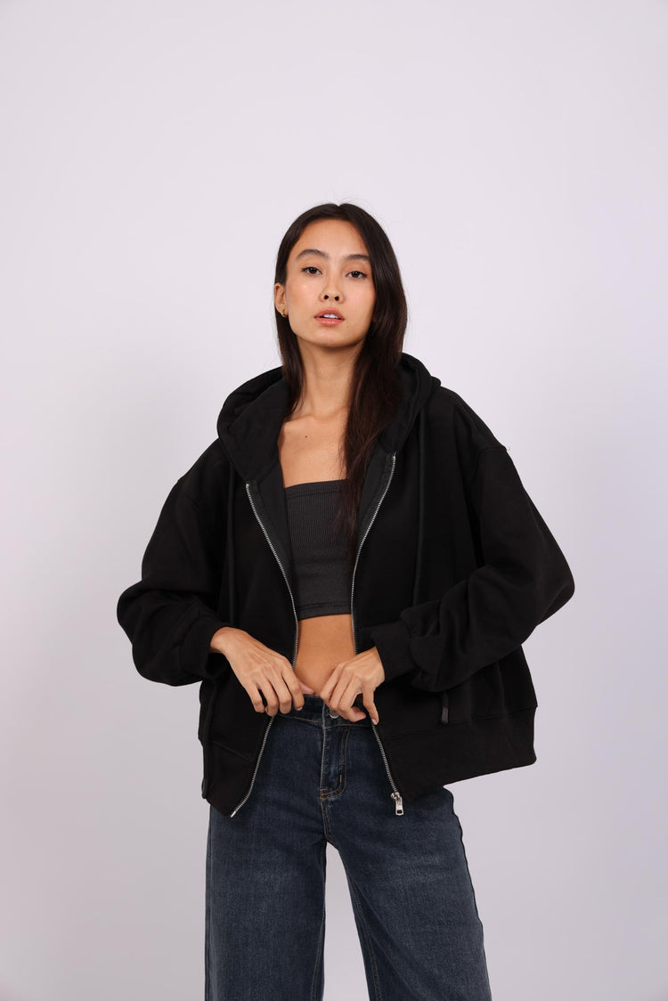 OVERSIZED ZIP HOODIE