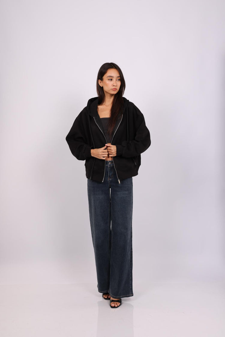 OVERSIZED ZIP HOODIE