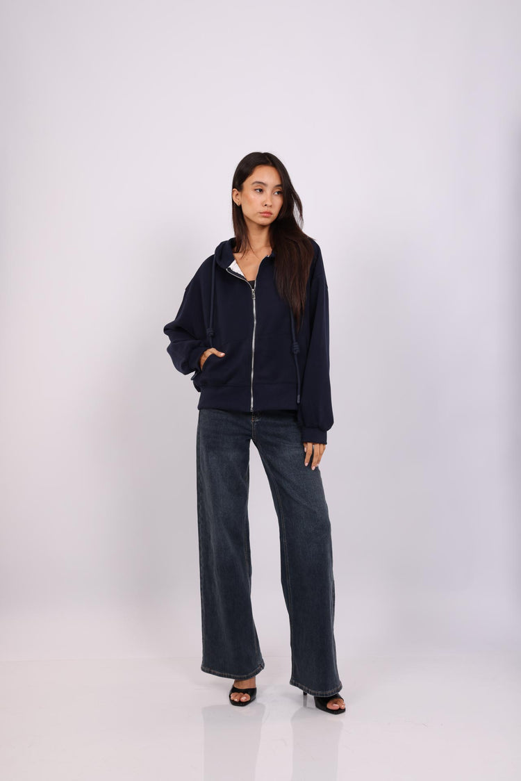 OVERSIZED ZIP HOODIE
