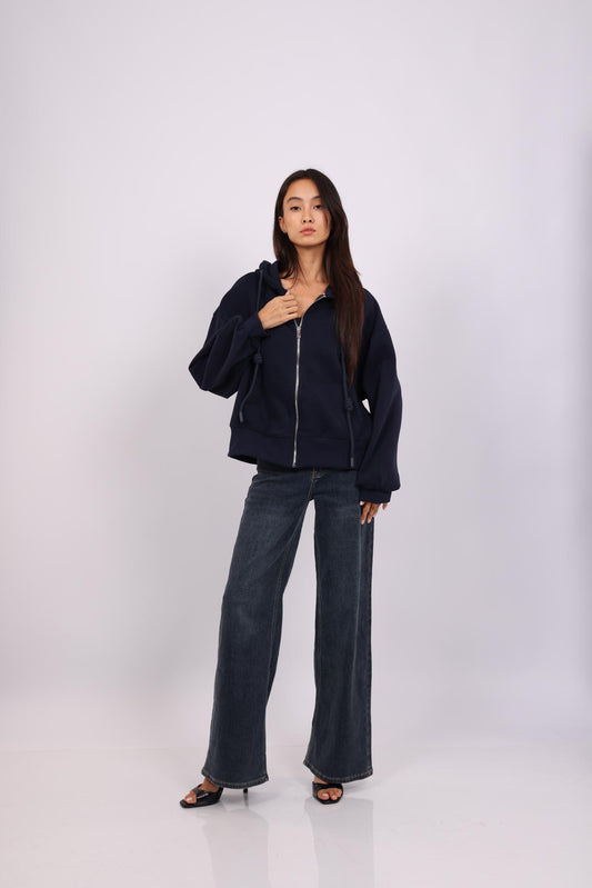 OVERSIZED ZIP HOODIE