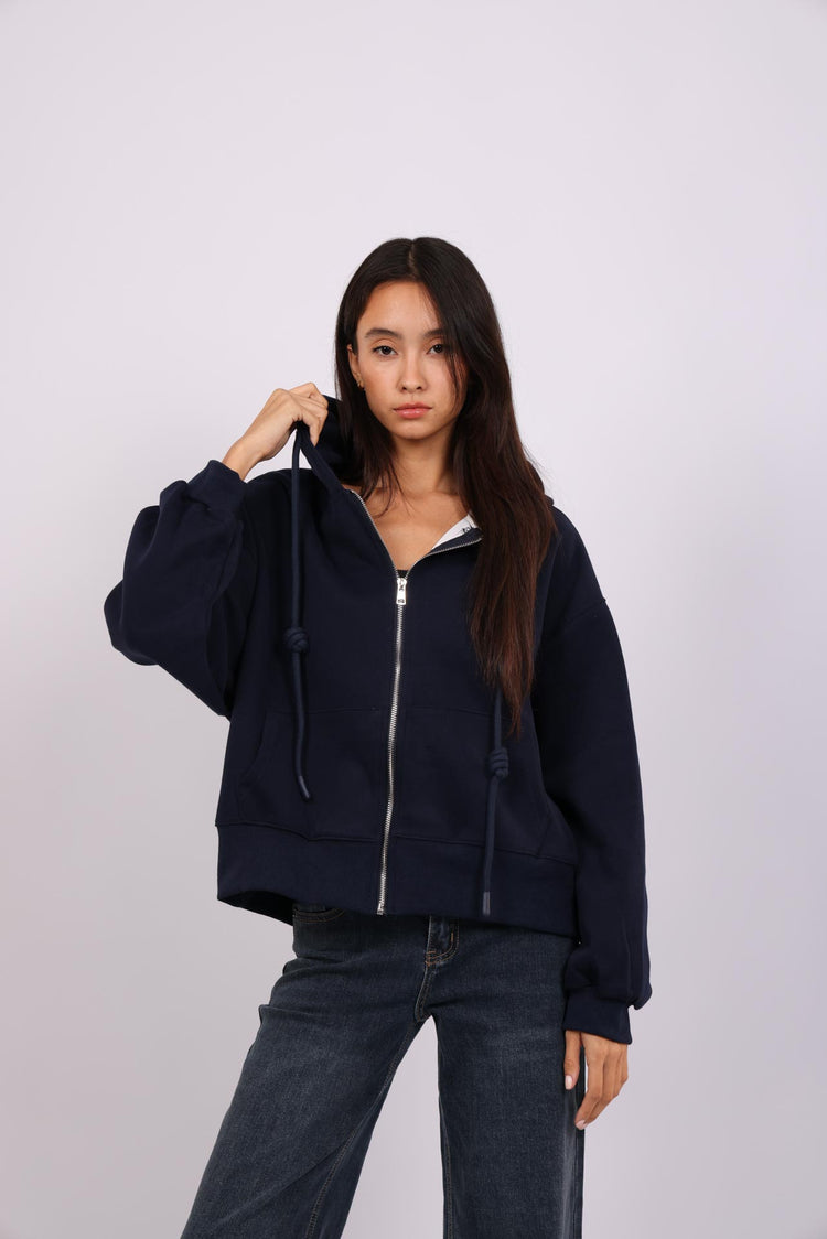 OVERSIZED ZIP HOODIE
