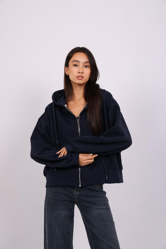 OVERSIZED ZIP HOODIE