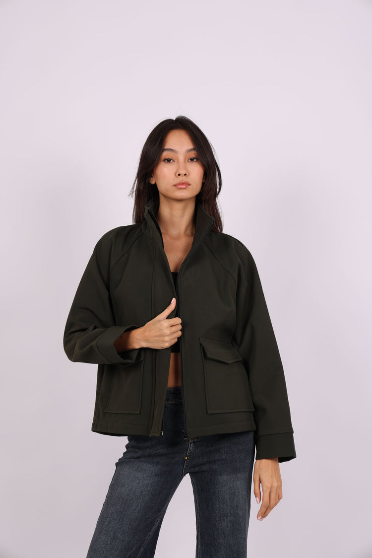 UTILITY POCKET ZIP JACKET