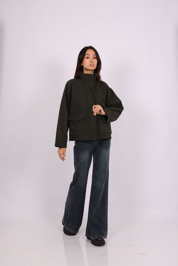 UTILITY POCKET ZIP JACKET