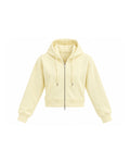 CROPPED ZIP UP HOODIE