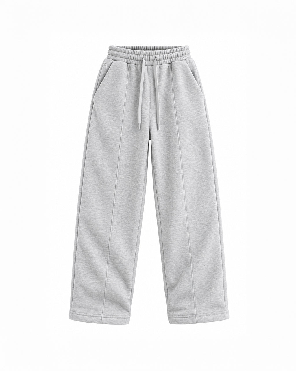 WIDE LEG FLEECE SWEATPANTS