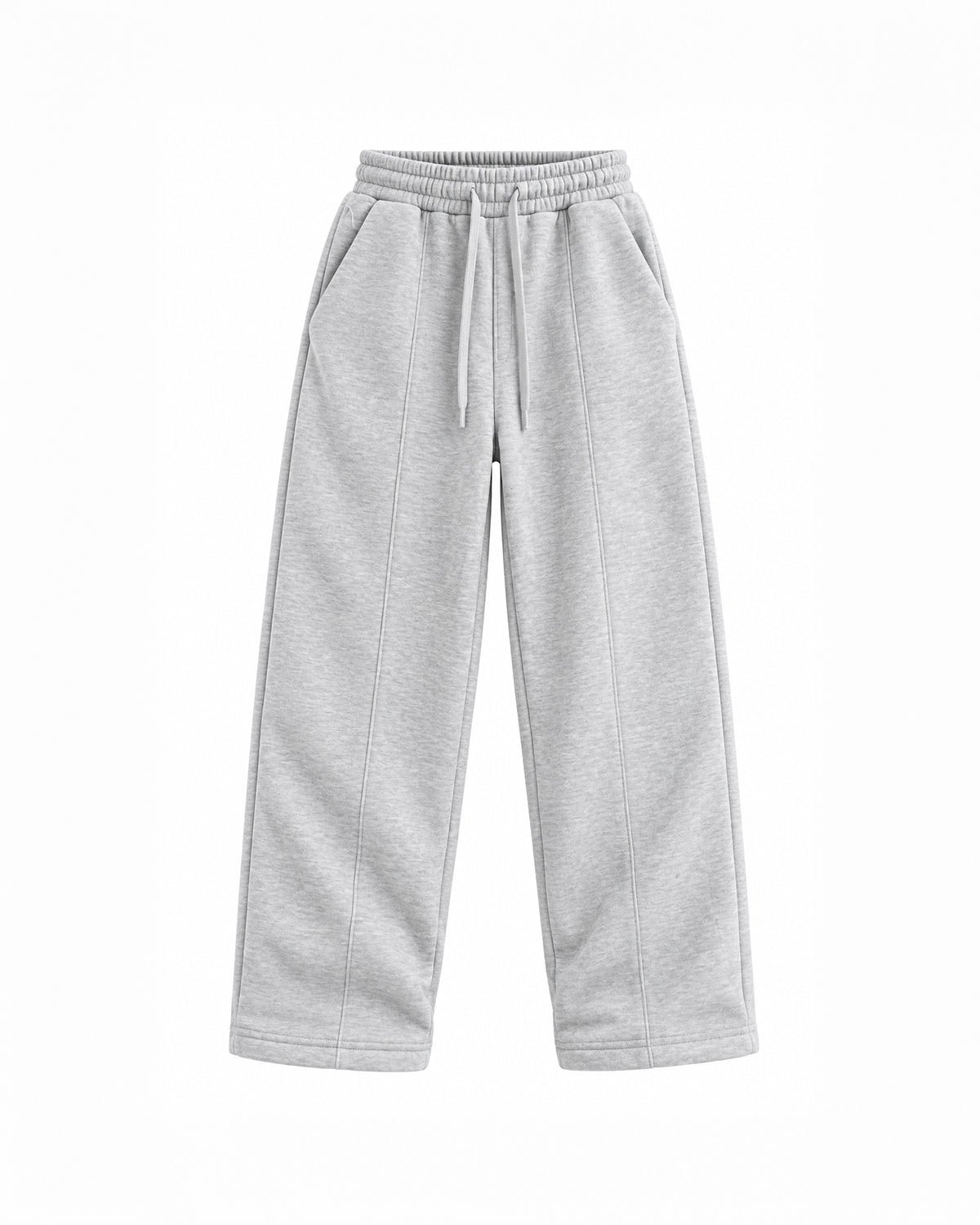WIDE LEG FLEECE SWEATPANTS
