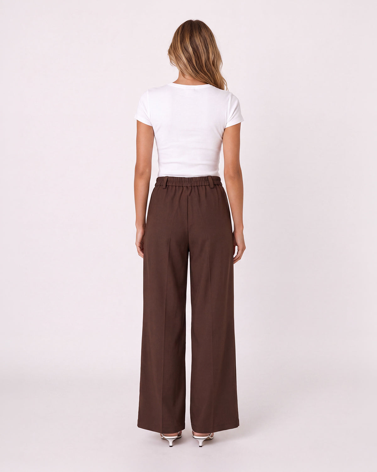 WIDE-LEG TROUSERS WITH SCARF DETAIL