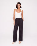 WIDE-LEG DRAWSTRING PANTS