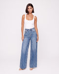 HIGH WAIST WIDE LEG JEANS