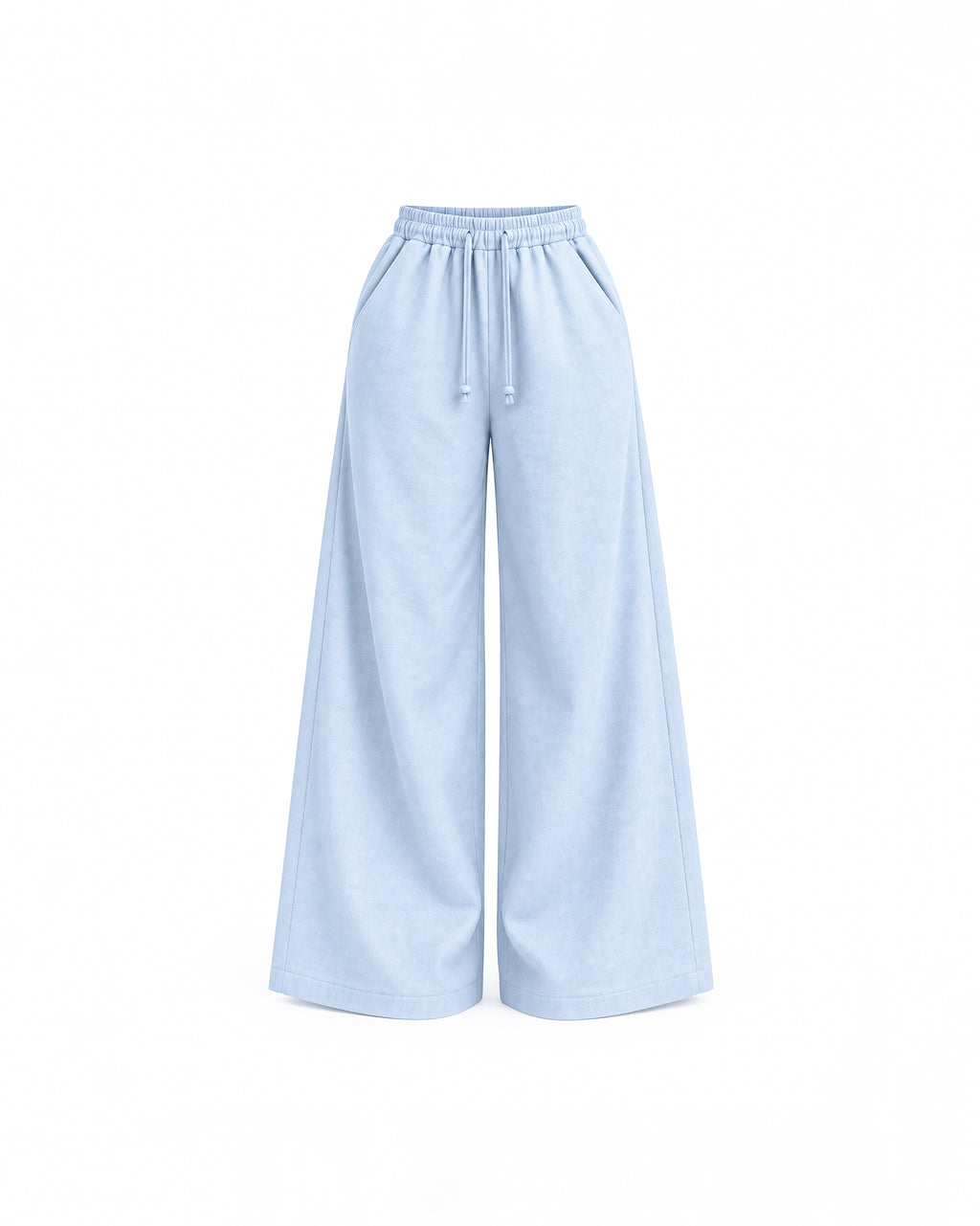 WIDE-LEG LINEN PANTS